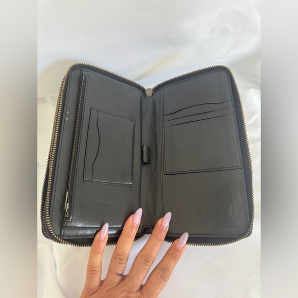 Coach Double Zip Travel Organizer In Signature Canvas - Picture 11 of 15